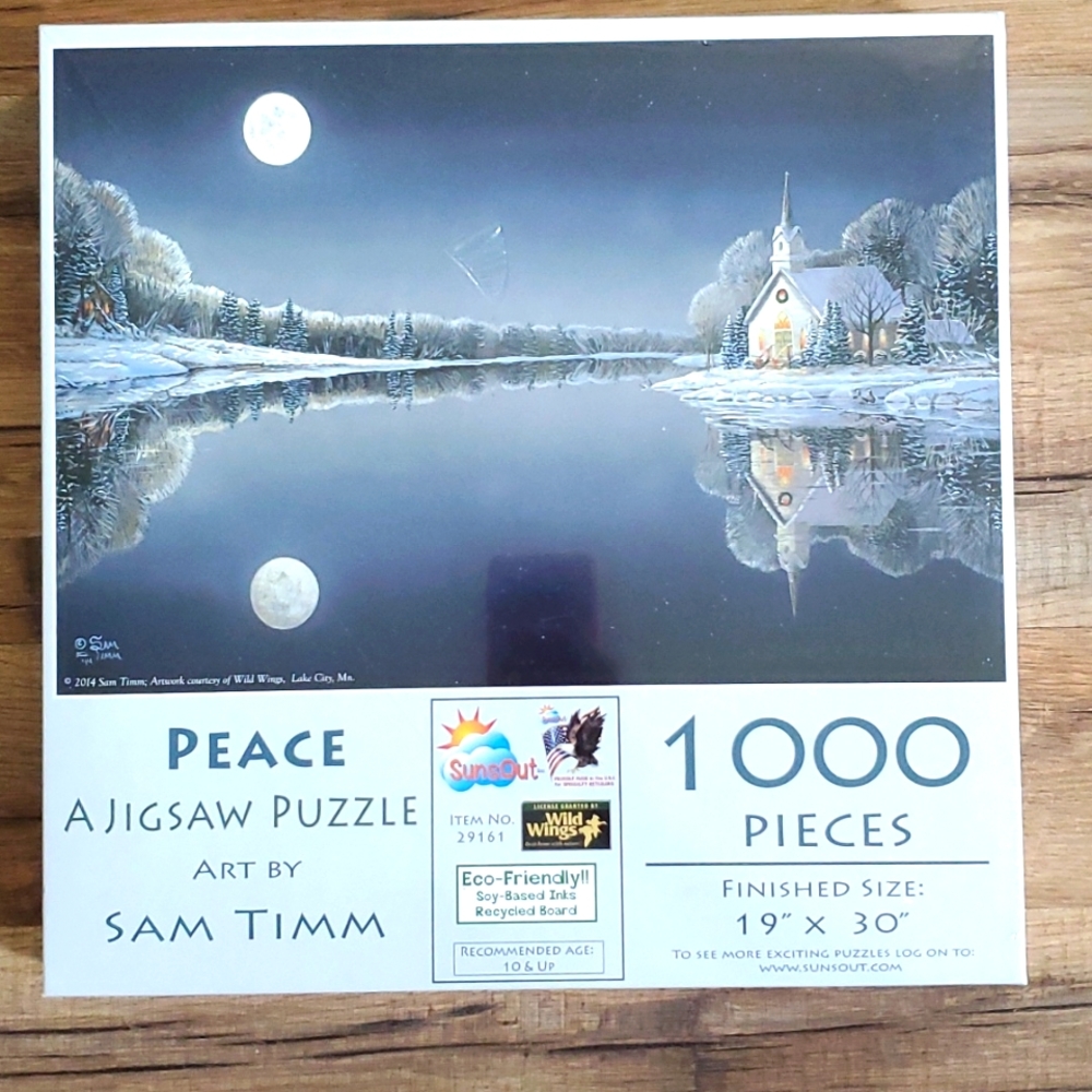PEACE WINTER NIGHT PUZZLE  - 1000 PCS